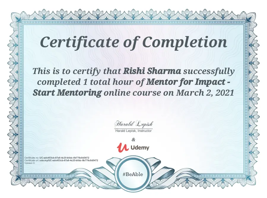 Mentor for Impact — Start Mentoring