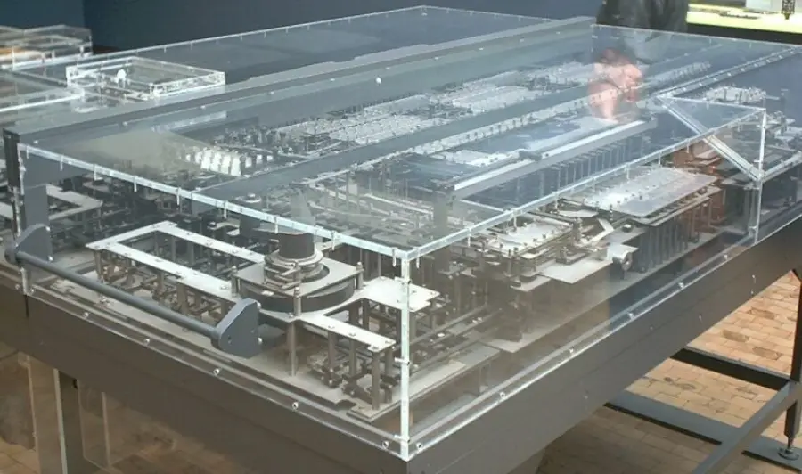 Replica of the Zuse Z1 mechanical computer on display at the Deutsches Technikmuseum, Berlin